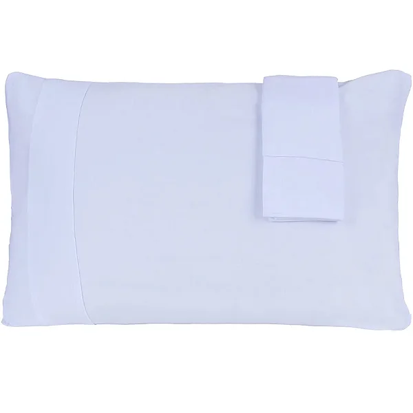 Jogo de Fronhas Malha Bene Casa Branco / 50x70