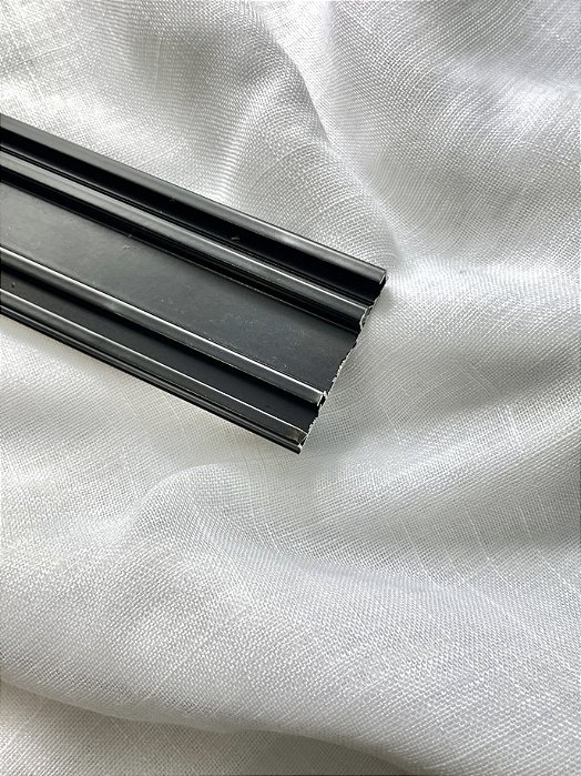 Trilho Suíço Varão Max Duplo Preto / De 1 a 6m