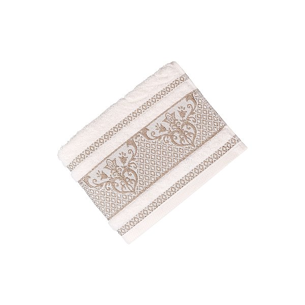 Toalha de Rosto Imperial Off-White / 48x80