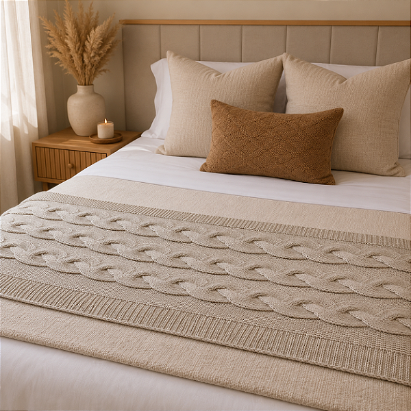 Peseira Modelo Corda - 0,50 x 2,40 Bege