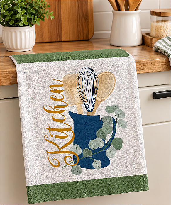Pano de Copa Teka Kitchen Verde 40x65