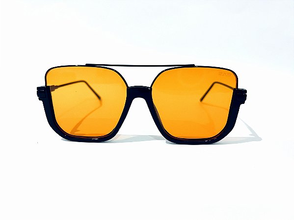 Óculos Solar Oversized London Laranja