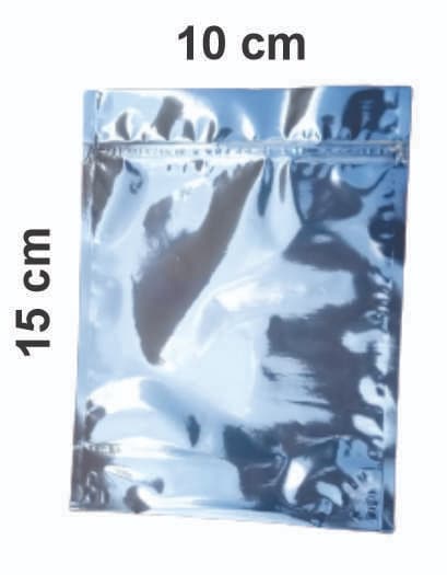 Saco Stand Up Pouch Metalizado 10x15