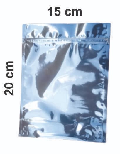 Saco Stand Up Pouch Metalizado 15x20