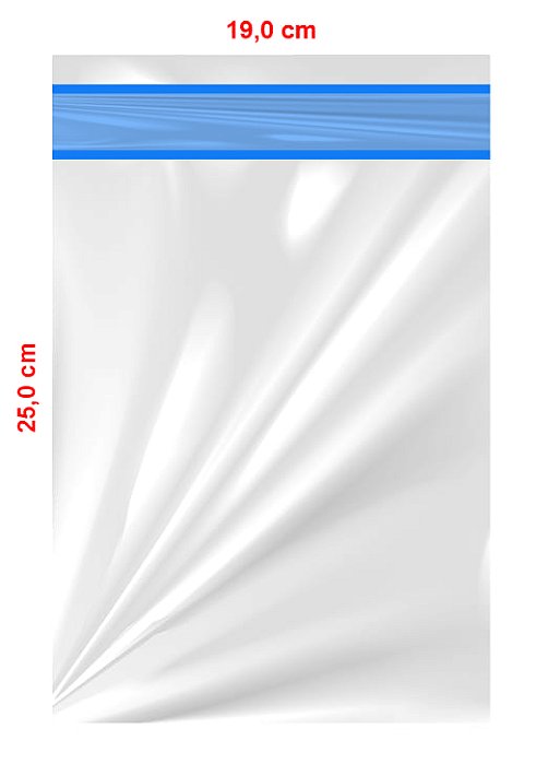 Envelope de segurança Transparente 19x25
