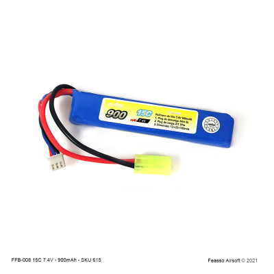 FFB-008 Bateria LiPO 15C - 7.4V - 900mAh