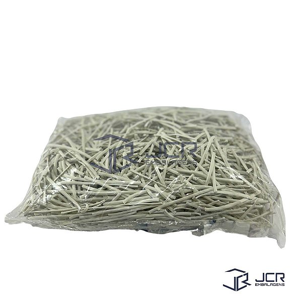 Fecho Plástico Branco 8 cm com 1 Kg