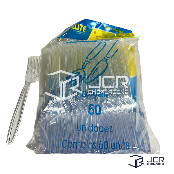 Garfo de Sobremesa Cristal Com 1.000