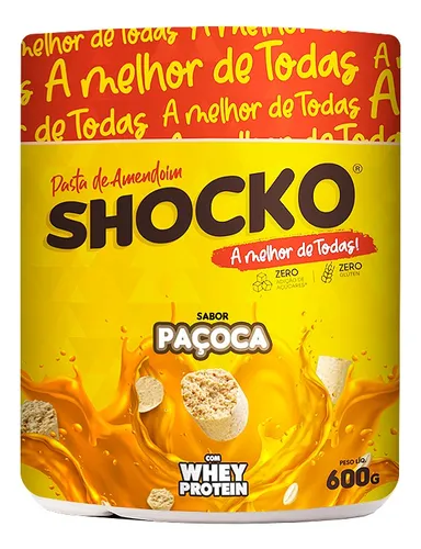 Pasta De Amendoim Shocko 600g - Sem Conservante