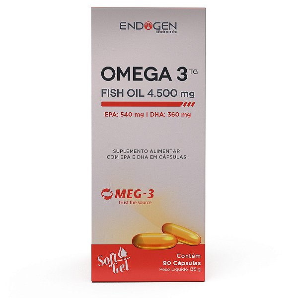 OMEGA 3 TG FISH OIL 4.500 MG 90 caps ENDOGEN