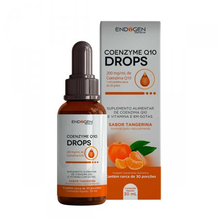 Coenzyme Q10 Drops 30ml Tangerina - Endogen