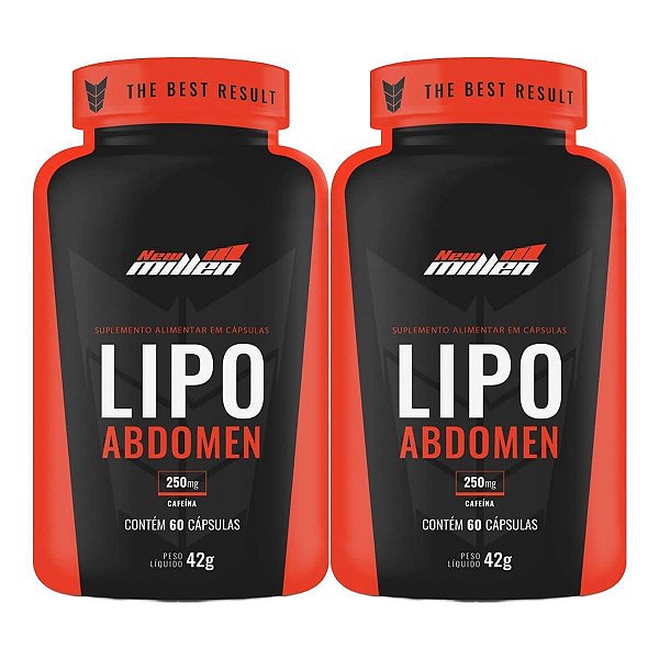 Combo 2  Lipo abdomen 250mg - 60 Cápsulas - New Millen