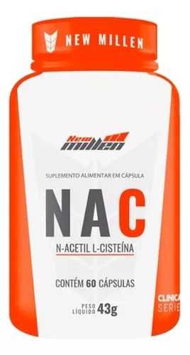 Nac (n-acetil L-cisteína) 60 Cápsulas - New Millen