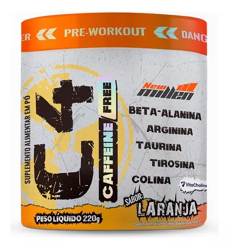 C4 Pre-workout Caffeine Free 220g - New Millen Sem Cafeína