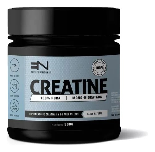 Creatina Empire Nutrition 300g 100% Pura Aprovada