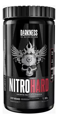 Whey Nitro Hard 900g Whey Protein Concentrado E Isolado Darkness 900gr