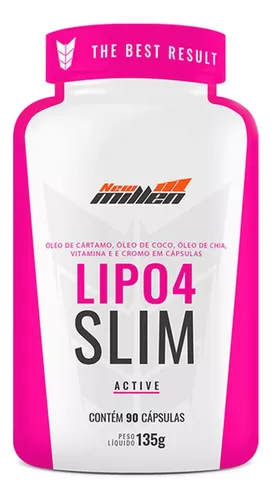 Lipo 4 Slim Active 90 Cápsulas - New Millen