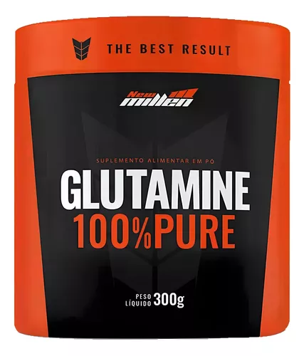 L-glutamine 100% Pure 300g New Millen Sabor Without flavor