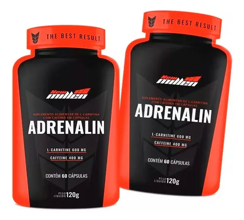 Combo 2x Adrenalin 60 Cápsulas ( 120 )- New Millen