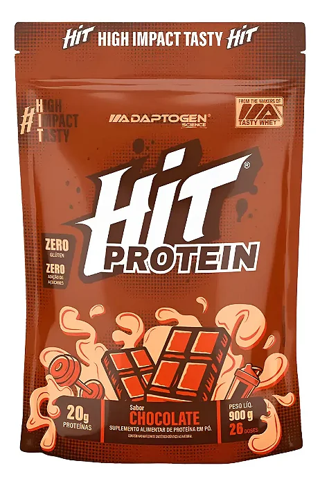 Whey Hit Protein Adaptogen 900g Zero Glutén Zeroaçucar
