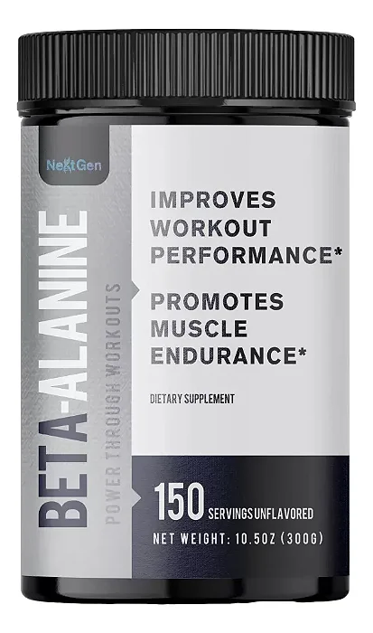 Beta Alanina 100% Pura 300g - Next Gen Sabor Sem Sabor