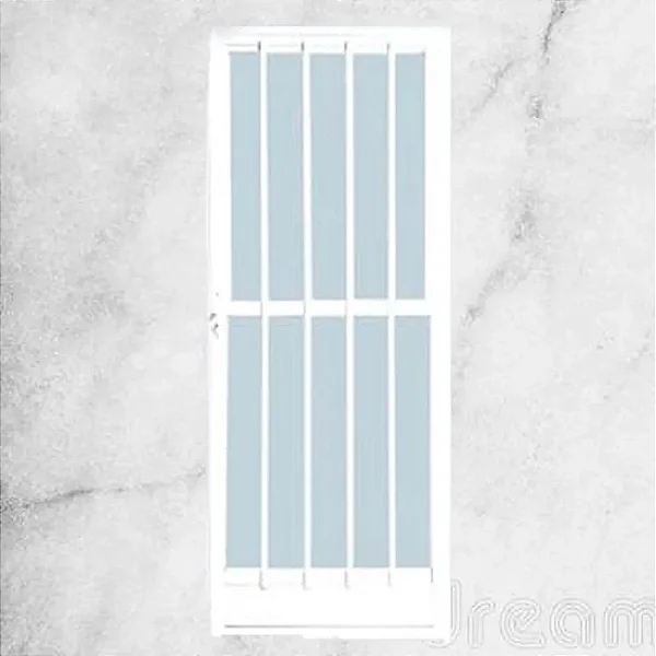 PORTA DE ALUMÍNIO BRANCA PALITO