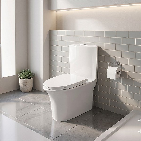 Vaso Monobloco Branco Plezi