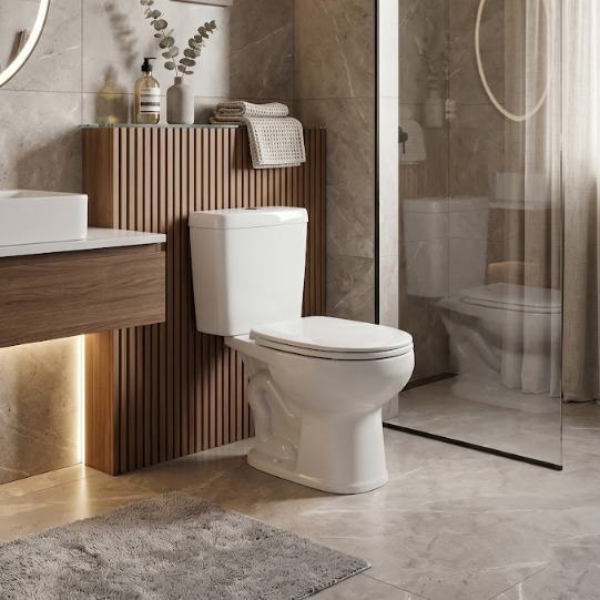 Vaso Acoplado Beja Gold Branco