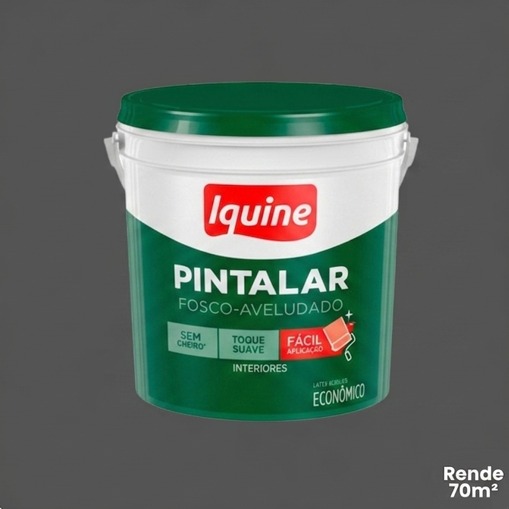 Tinta Pintalar Iquine Cinza Médio