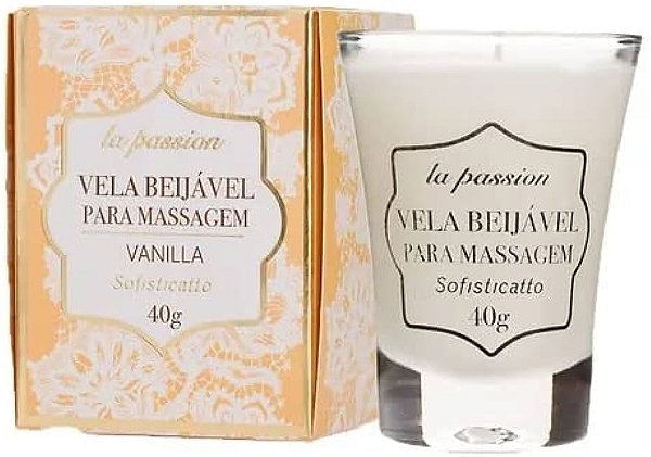 VELA PARA MASSAGEM SOFISTICATTO - VANILLA