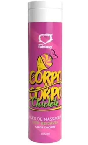 CORPO A CORPO ÓLEO DE MASSAGEM HOT BEIJÁVEL - CHICLETE