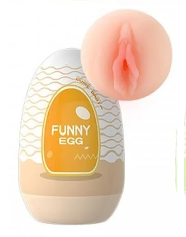 MASTURBADOR FUNNY EGG - AMARELO
