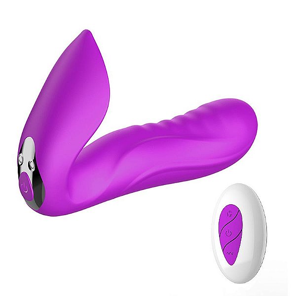 ANTONY VIBRADOR PONTO G E CLITÓRIS COM CONTROLE VAI E VEM 10 VIBRAÇÕES 7218