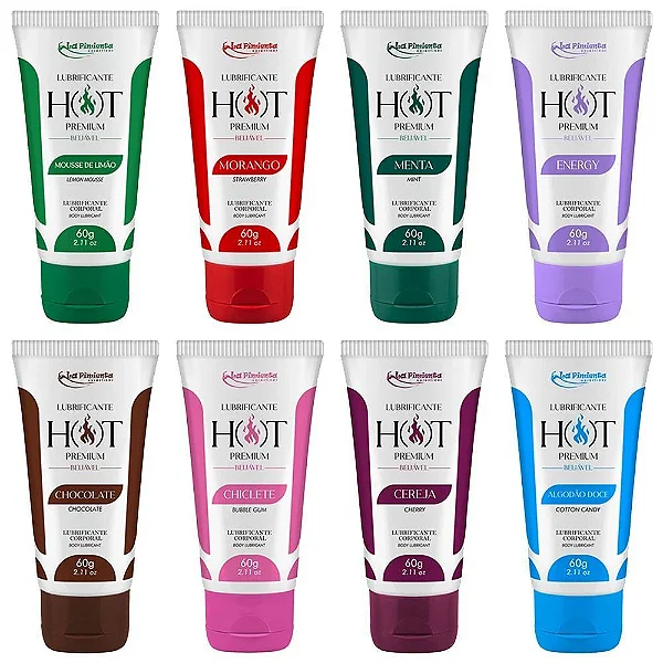 LUBRIFICANTE HOT PREMIUM - SABORES