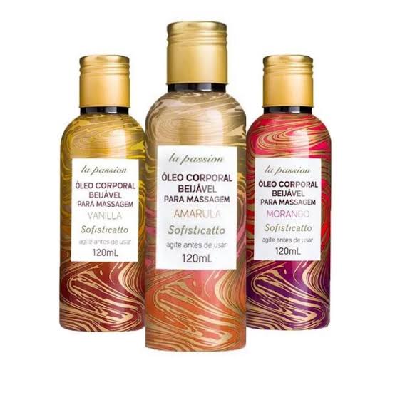 ÓLEO DE MASSAGEM BEIJÁVEL 120ML - SABORES