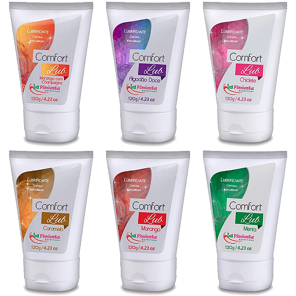 LUBRIFICANTE COMFORT LUB - SABORES