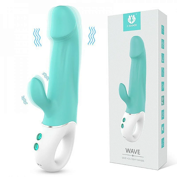 VIBRADOR DE PONTO G E CLITÓRIS - WAVE