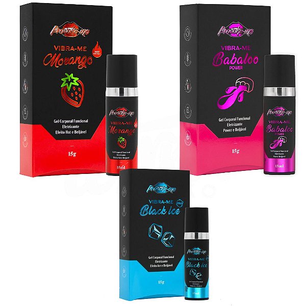 VIBRA-ME GEL ELETRIZANTE BEIJÁVEL 15G
