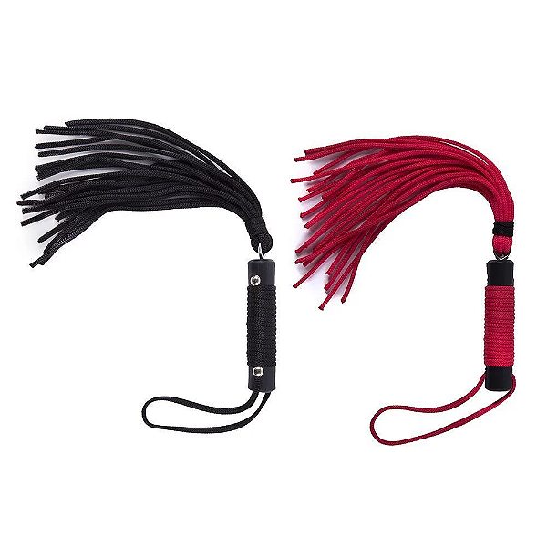 CHICOTE LUXO COM CORDAS 20CM