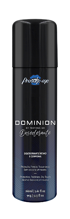 DOMINION DESODORANTE ÍNTIMO E CORPORAL 166ML