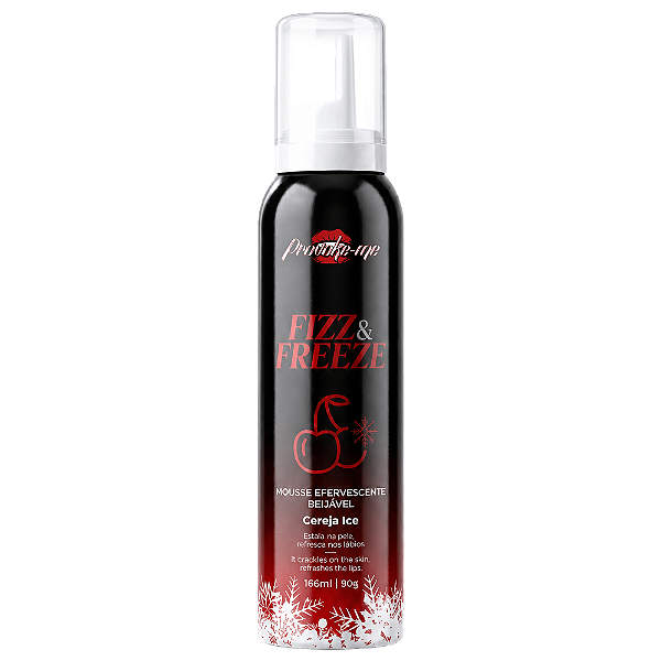 FIZZ & FREEZE MOUSSE EFERCESCENTE BEIJÁVEL CEREJA ICE 166ML PROVOKE-ME