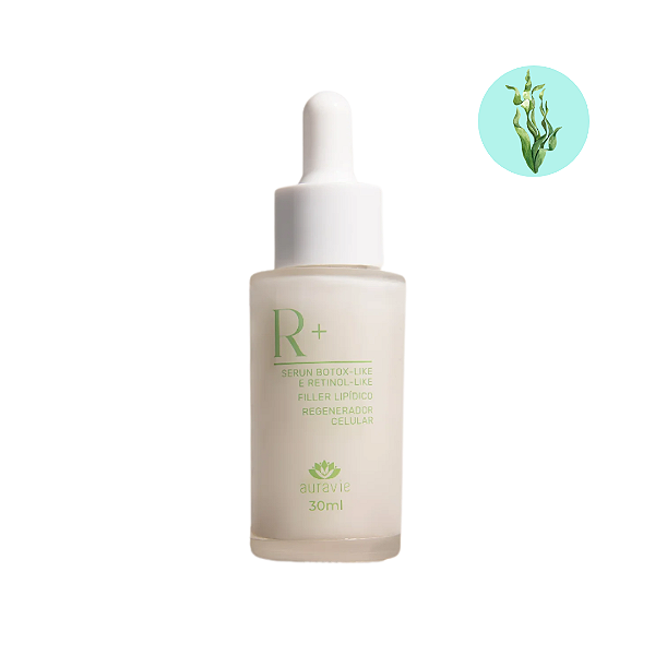 Sérum Facial R+ com Peptídeos de ação Retinol-like e lifting imediato 30ml - Auravie