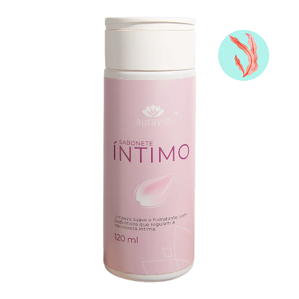 Sabonete Íntimo com Prebióticos Vegano e Natural 120ml – Auravie