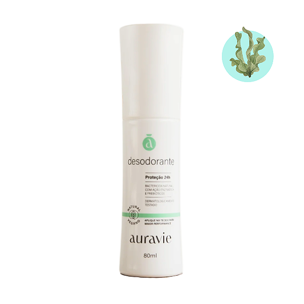 Desodorante Natural e Vegano Spray Aura Bioma 80ml - Auravie