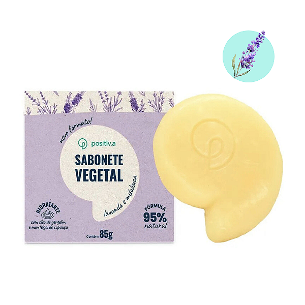Sabonete Vegetal Lavanda e Melaleuca 85g - Positiva