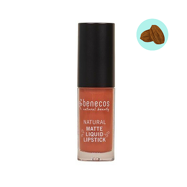 Batom Líquido Natural Matte Coral Kiss 5ml - Benecos