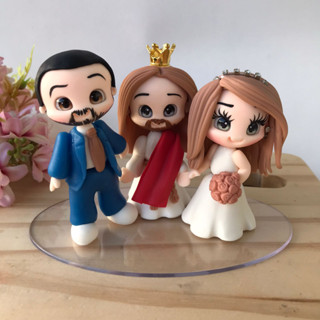 Noivinhos para Casamento com Jesus 9cm