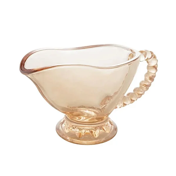 Molheira Cristal coração âmbar