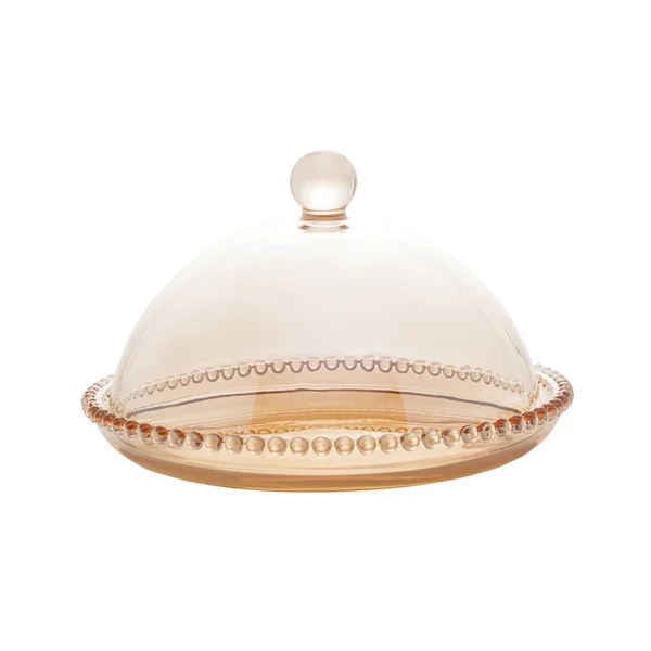 Queijeira de Cristal De Chumbo Pearl Âmbar