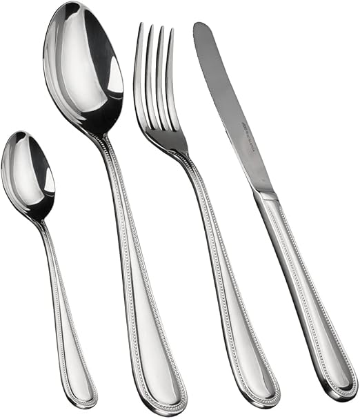 Faqueiro Pearl em aço inox 24 Peças-Fracalanza